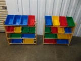 2 Children's Room / Area Storage Rack For Toys, Clothes, Etc(LOCAL PICK UP ONLY)