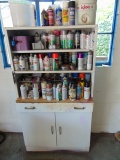 Vtg Metal Cabinet W/ All Contents ( Local Pick Up Only )