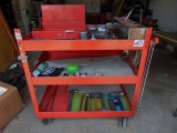 Metal Rolling Tool Cart W/ All Contents ( Local Pick Up Only )