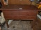 Vtg Solid Wood 4 Drawer Hall / Entry Table, Contents Not Included ( Local Pick Up Only )