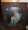 Antique Framed Picture Of A Lady From The 1920's