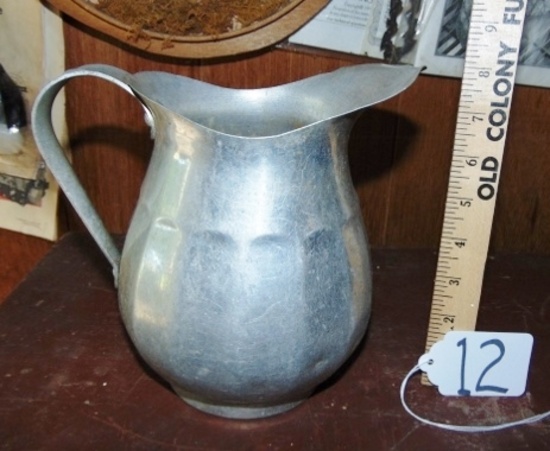 Vtg Solid Aluminum Pitcher By Great Northern Mfg.