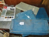 Lot Of 5 Tarps, 1 Is New