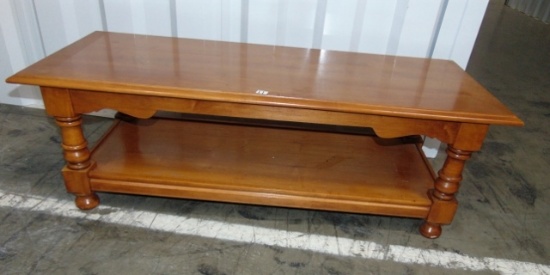 Vtg Solid Wood Coffee Table ( Local Pick Up Only )