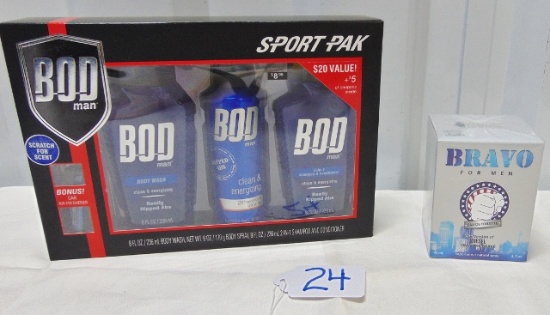 N I B Bod Sport Pak & N I B Bravo Eau De Toilet