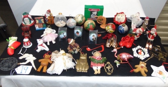 Lot Of 40 Various Christmas Ornaments