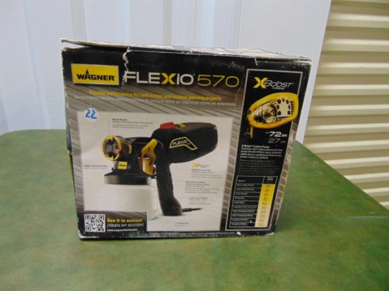 Wagner Flexio 570 Indoor / Outdoor Hand-held Sprayer Set W/ Case