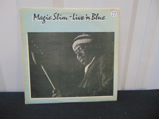 Rare Magic Slim " Live N' Blue " Vinyl L P Record, Candy Apple Records, C A 0401