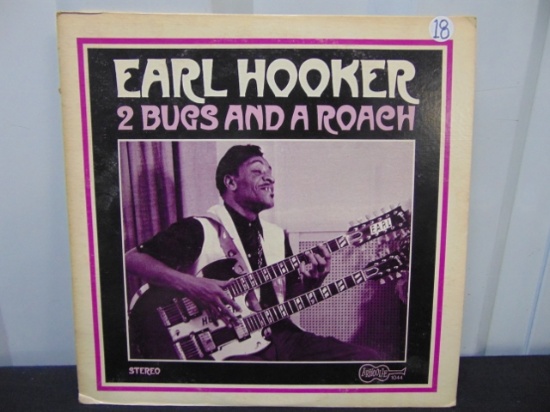 Earl Hooker " 2 Bugs And A Roach " Rare Original First Press Arhoolie Records,
