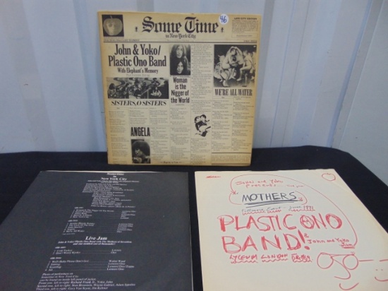 John Lennon & Plastic Ono Band " Some Time In New York City " Double Vinyl Lp,