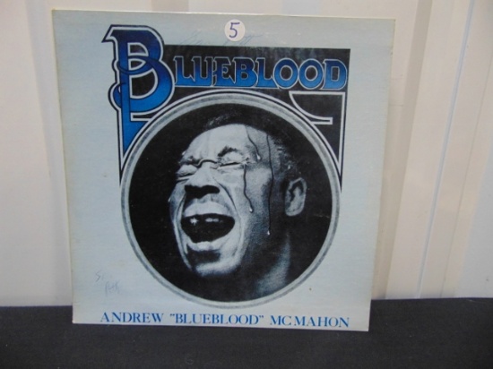Andrew Blueblood McMahon " Blueblood " Vinyl L P Record, Dharma Blues, D B 4401