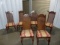 Vtg 1970s Bernhardt Set Of 6 Formal Dining Room Chairs W/ One Armed (LOCAL PICK UP ONLY