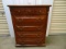 Vtg 1970s Solid Wood Chest Of Drawers By Sumter Cabinet Co., Sumter, S C (LOCAL PICK UP ONLY