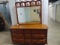 Vtg 1970s Solid Wood Dresser W/ Mirror By Sumter Cabinet Co., Sumter, S C (LOCAL PICK UP ONLY