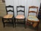 3 Antique Solid Wood Chairs (LOCAL PICK UP ONLY