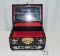 Oriental Black Lacquer Jewelry Box W/ Mother Of Pearl Inlay Designs