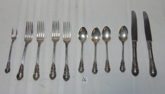 Exactly One Pound Of Vtg Lunt Sterling Silverware