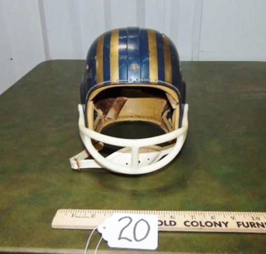 Vtg 1950s Hutch Youth Football Helmet W/ Chin Strap