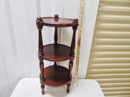 Vtg Ethan Allen Solid Mahogany Plant Stand (Local pick up only )