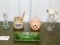 Clamp Top Bottle, Signed Pottery Honey Jar W/ Honey Dipper, Garlic Jar,