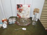Nice Lot Of N I B Mikasa Crystal And N I B Century Crystal Quartz Clock