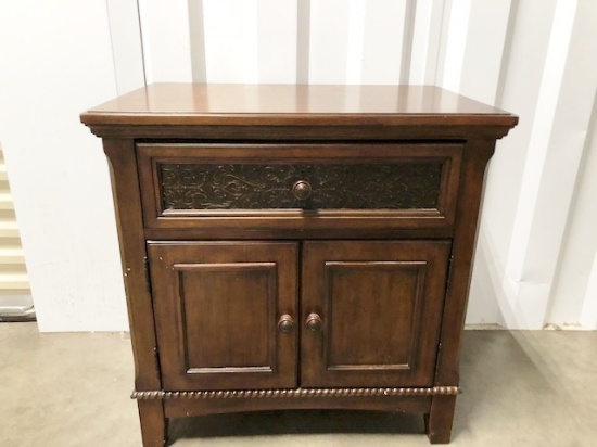 Solid Cherry Wood Night Stand W/0 Drawer & Cabinet (Local Pick Up Only)