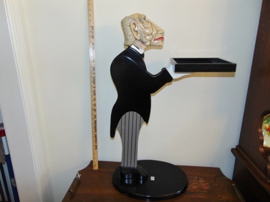 Wooden Butler 33 Inch Tall Catch-all Caddy(Local Pick Up Only )