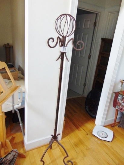 Very Nice Painted Wrought Iron Hat & Coat Stand(Local Pick Up Only )