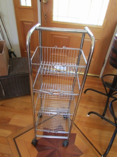 Chrome Plated Basket Rack