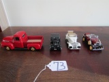 Lot Of 4 Metal Die Cast Cars