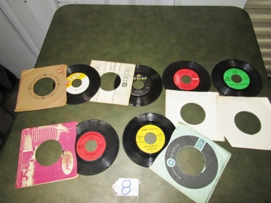 Lot Of 6 Vtg 45 R P M Vinyl Records