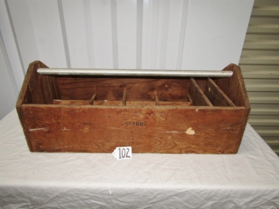 Large Vtg Hand Made Tool Box ( Local Pick Up Only )