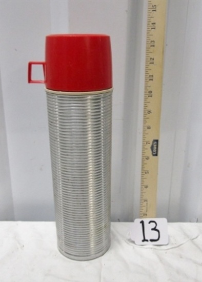 Vtg Quart Size Aluminum Thermos Model 2684