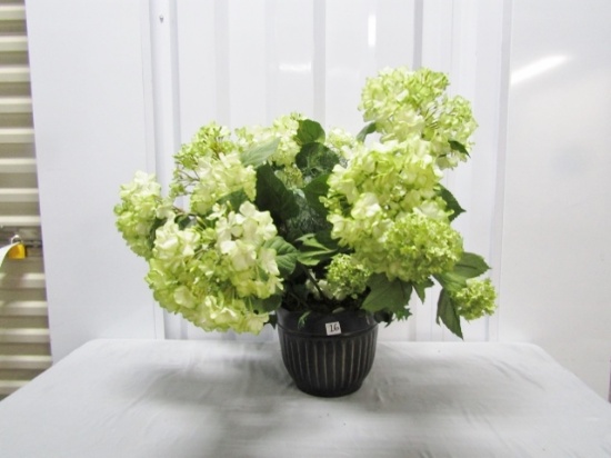 Large Potted Faux Hydrangea ( Local Pick Up Only )