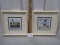 2 Nice Lighthouse Prints Im Wooden Frames And Matted