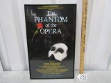 Framed 1986 Phantom Of The Opera Theatre Poster From Her Majesty's