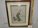 Signed Golfer Made Of Watch Parts By Girard Watch Pictures