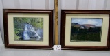 2 Photo Prints Double Matted And In A Solid Wood Frame