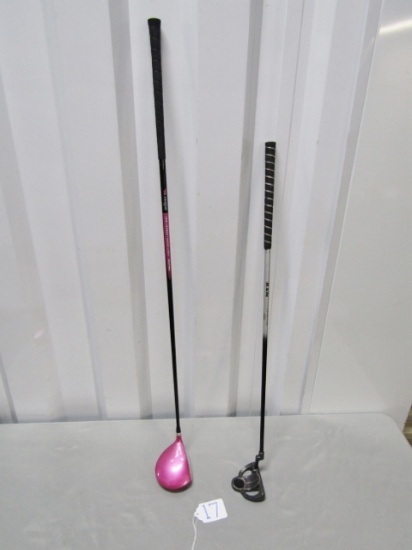 Cougar X - Cat Junior Tour 15 Degree Driver And A Ram Craigton Junior Putter