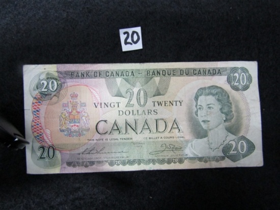 1979 Canada 20 Dollars Bank Note