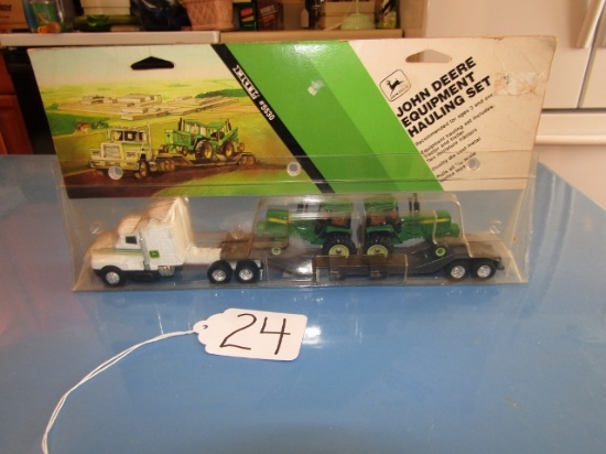 1991 N I B John Deere Equipment Hauling Set By Ertl