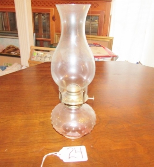 Vtg Oil Lamp