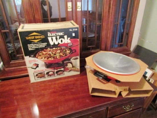 Vtg And Never Used Westbend Electric Wok