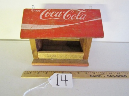 Bird Feeder Hand Made From A Coca Cola Wood Crate