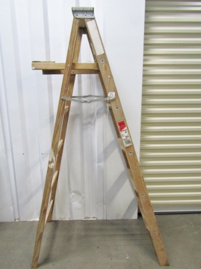 Werner 6' Wooden Step Ladder (Local Pick Up Only)