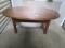 Vtg Solid Wood Oval Top Coffee Table ( Local Pick Up Only )