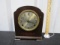 Vtg Wooden Sessions Mantle Clock