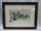 Vtg Framed Print Art Nicholas Nickleby On The Road To Dotheboys Hall (LOCAL PICK UP ONLY)