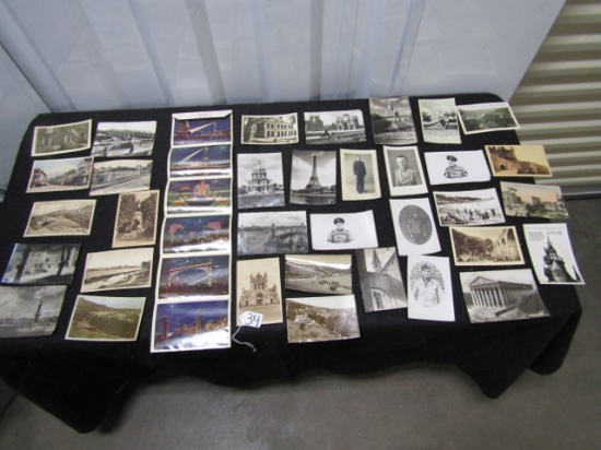 Large Lot Of Post Cards From Europe During World War I I