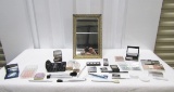 Lot Of Make Up, Brushes And A Vanity Mirror